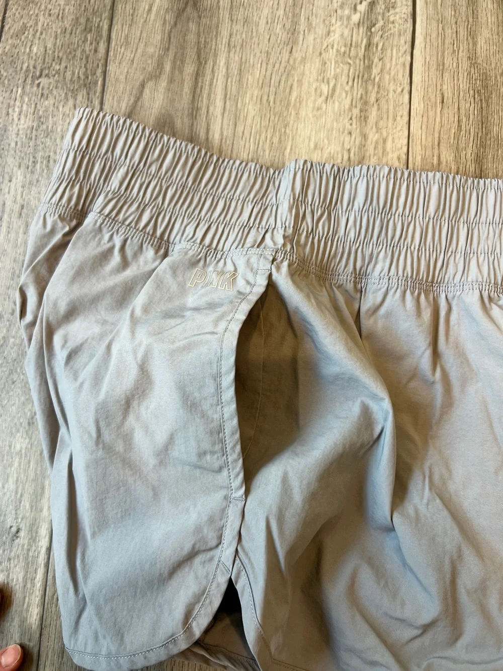 Victoria’s Secret PINK Active Gray Running Shorts Women’s Medium Lined Athletic